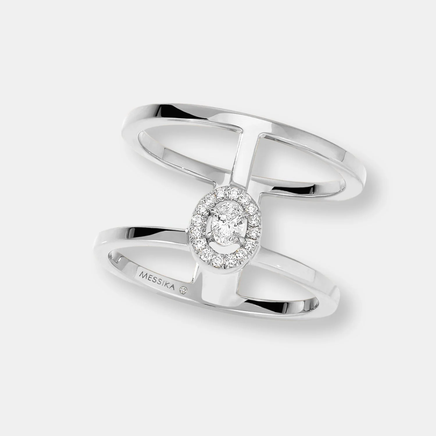 Bague glam'azone 2 rangs