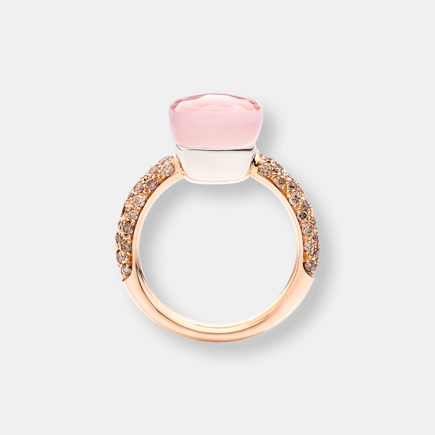 Bague nudo quarzo rosa classic - Image 3
