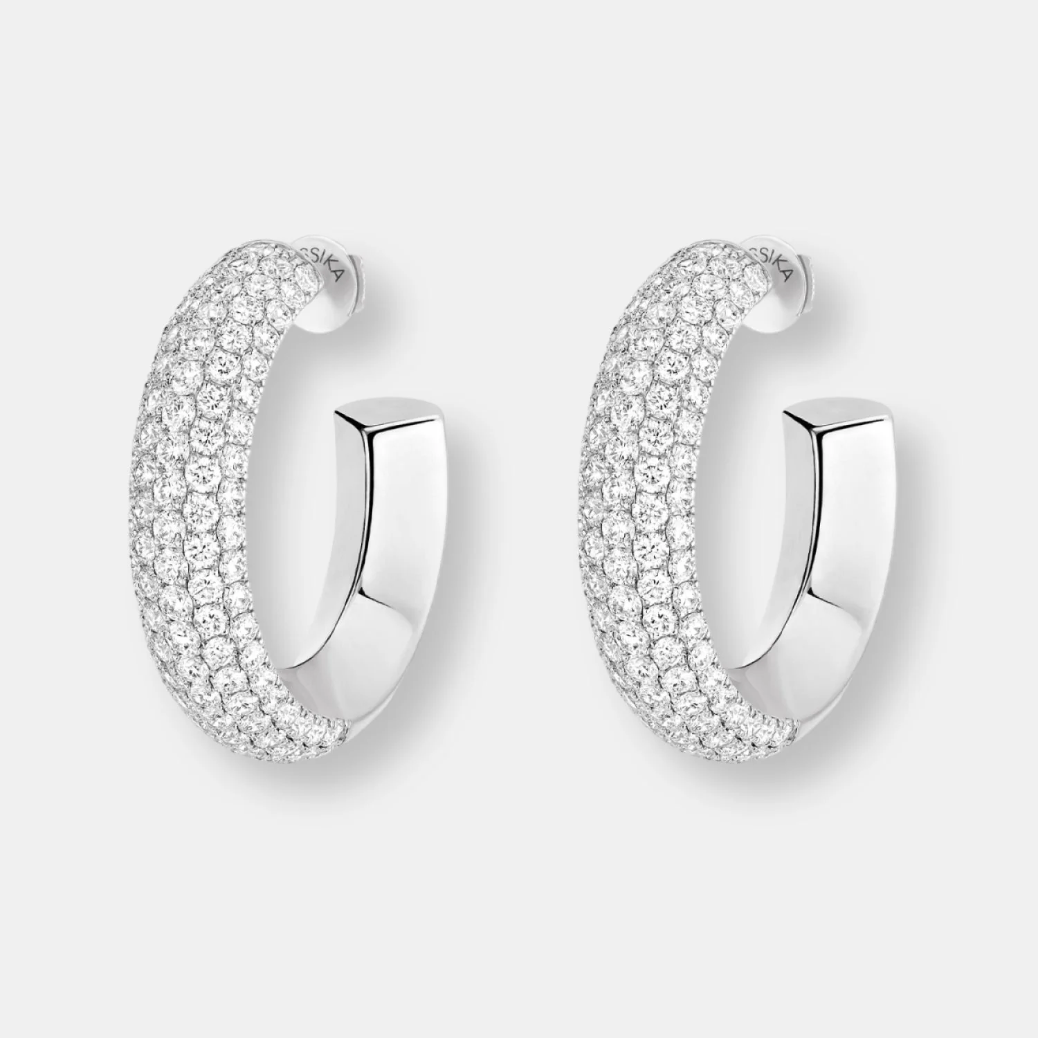 Boucles d'oreilles créoles divine enigma pm