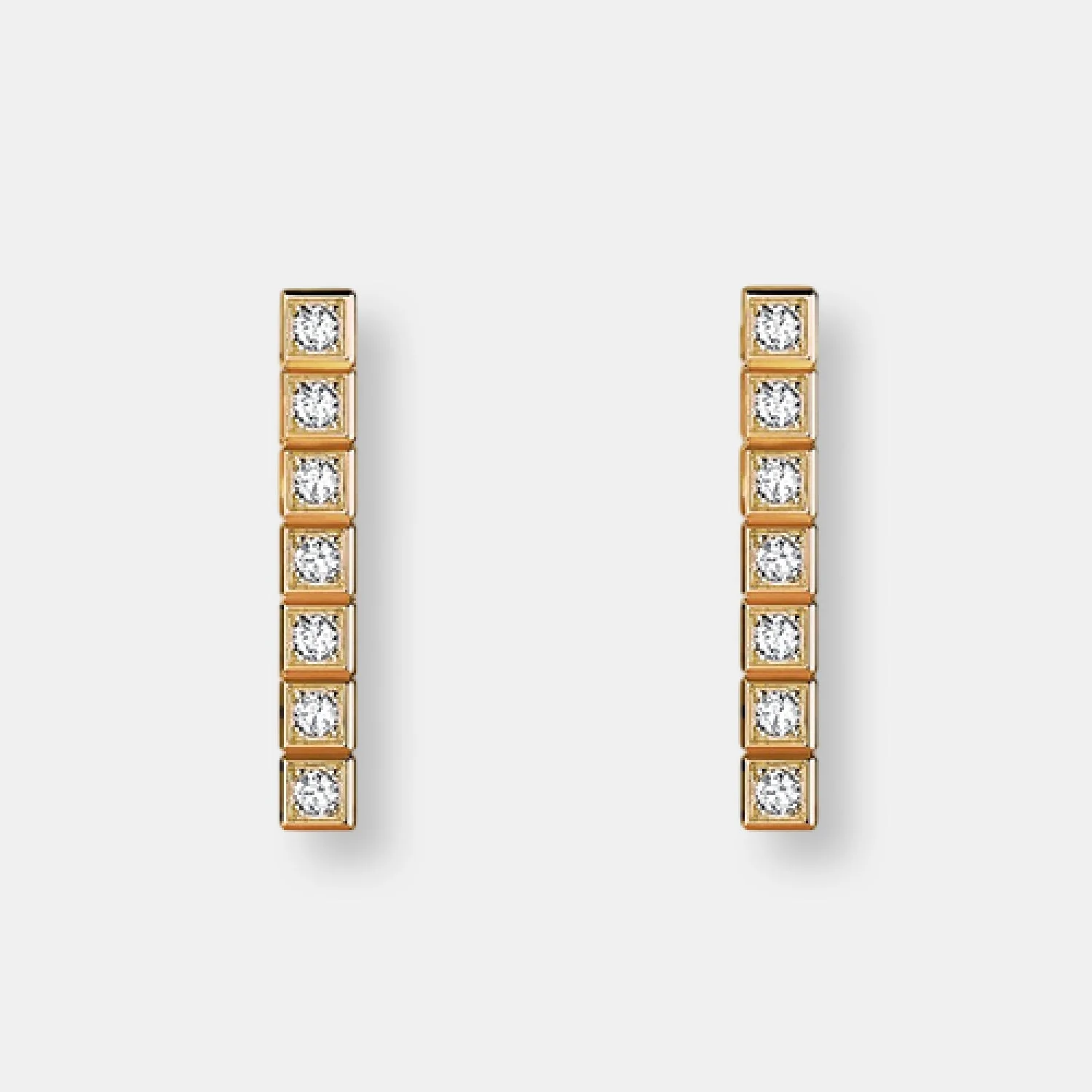 Boucles d'oreilles ice cube pure