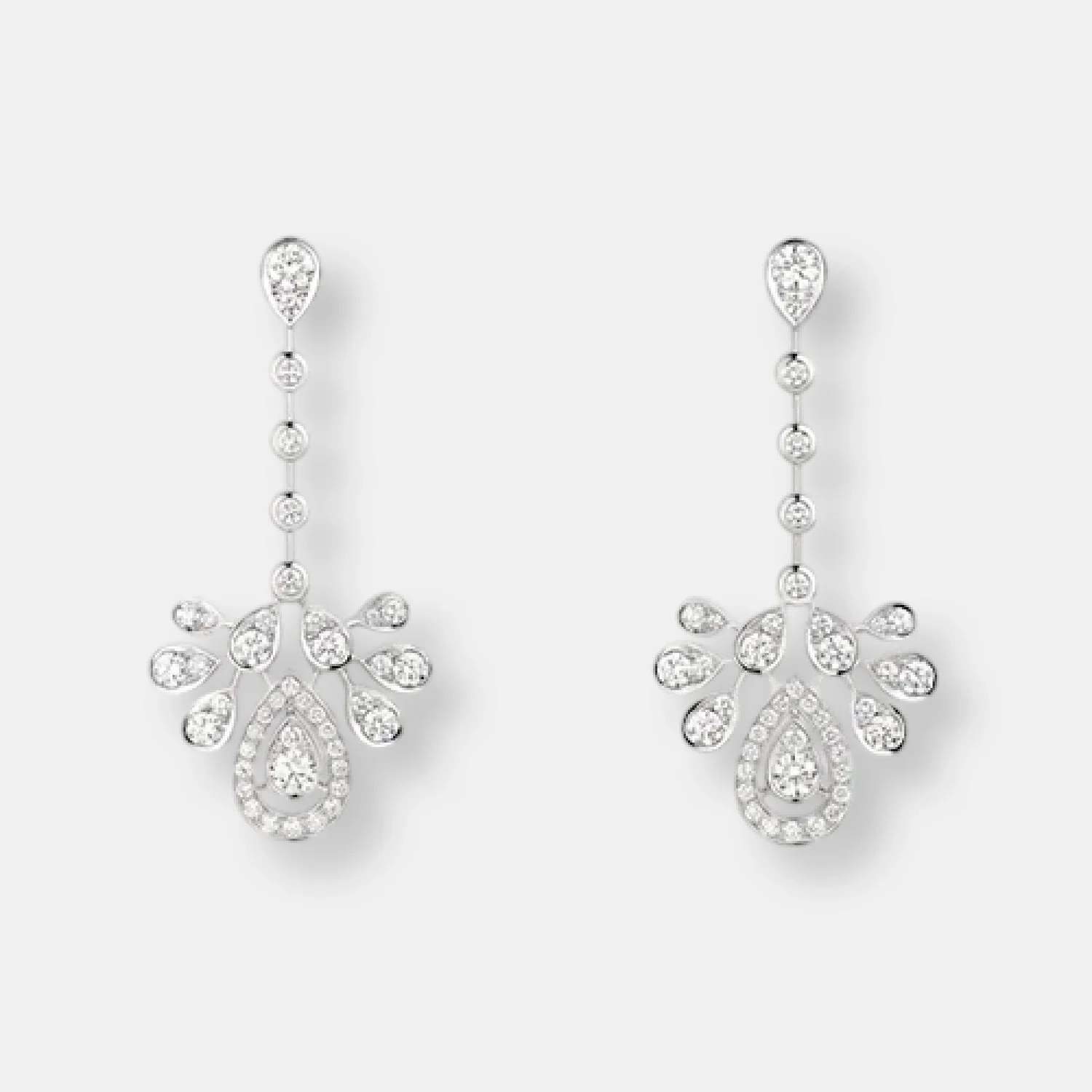 Boucles d'oreilles joséphine aigrette impériale