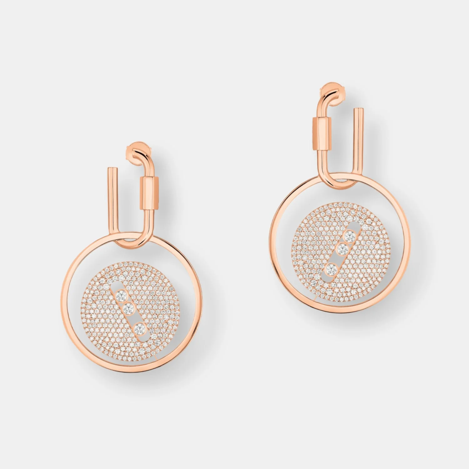 Boucles d'oreilles lucky move mousqueton