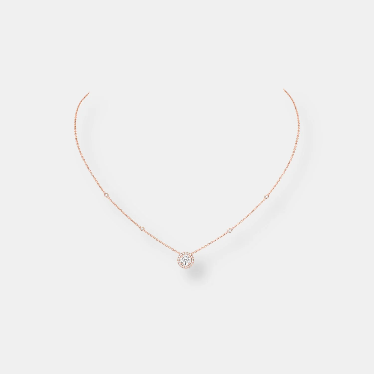 Collier joy diamants rond 0.45 ct
