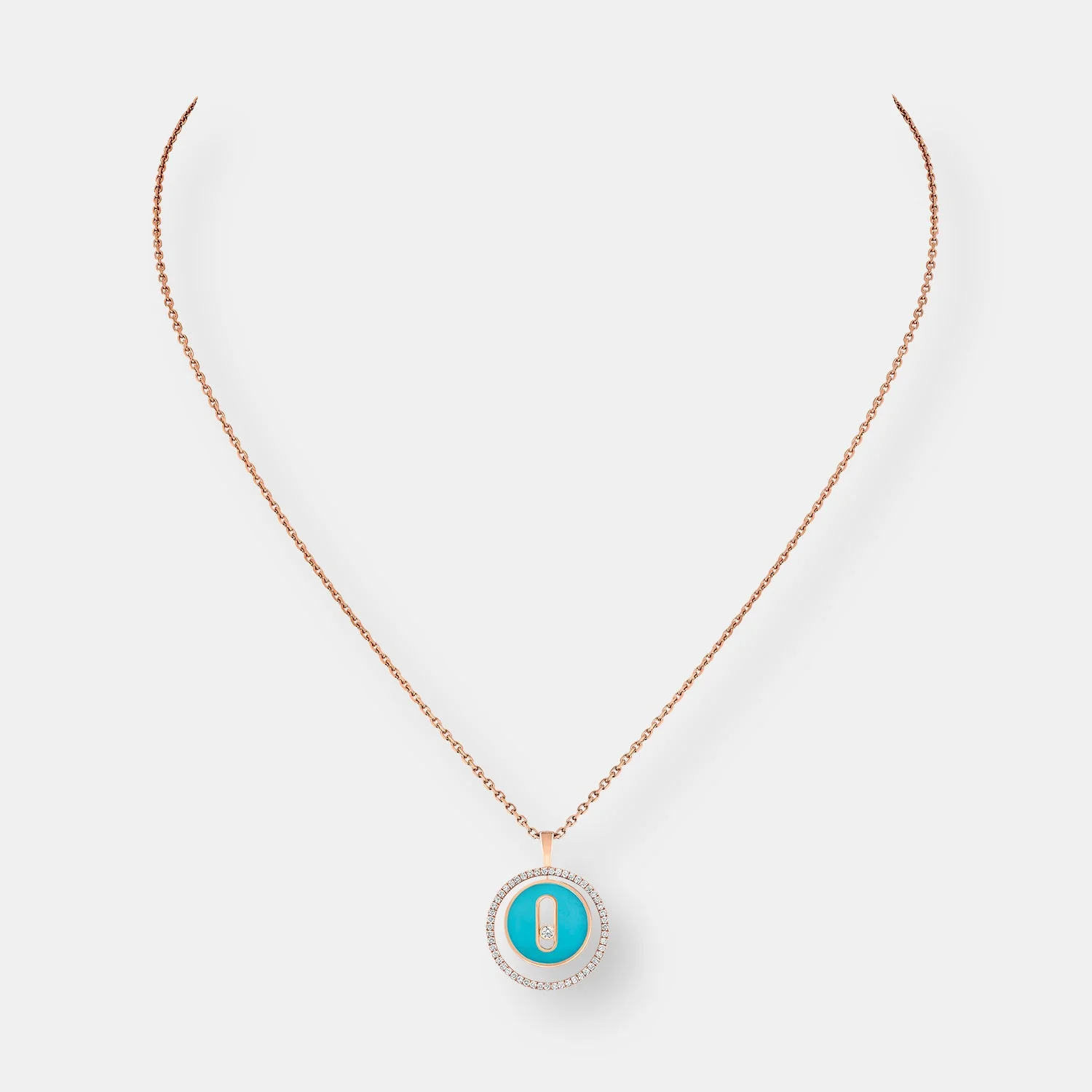 Collier lucky move pm turquoise
