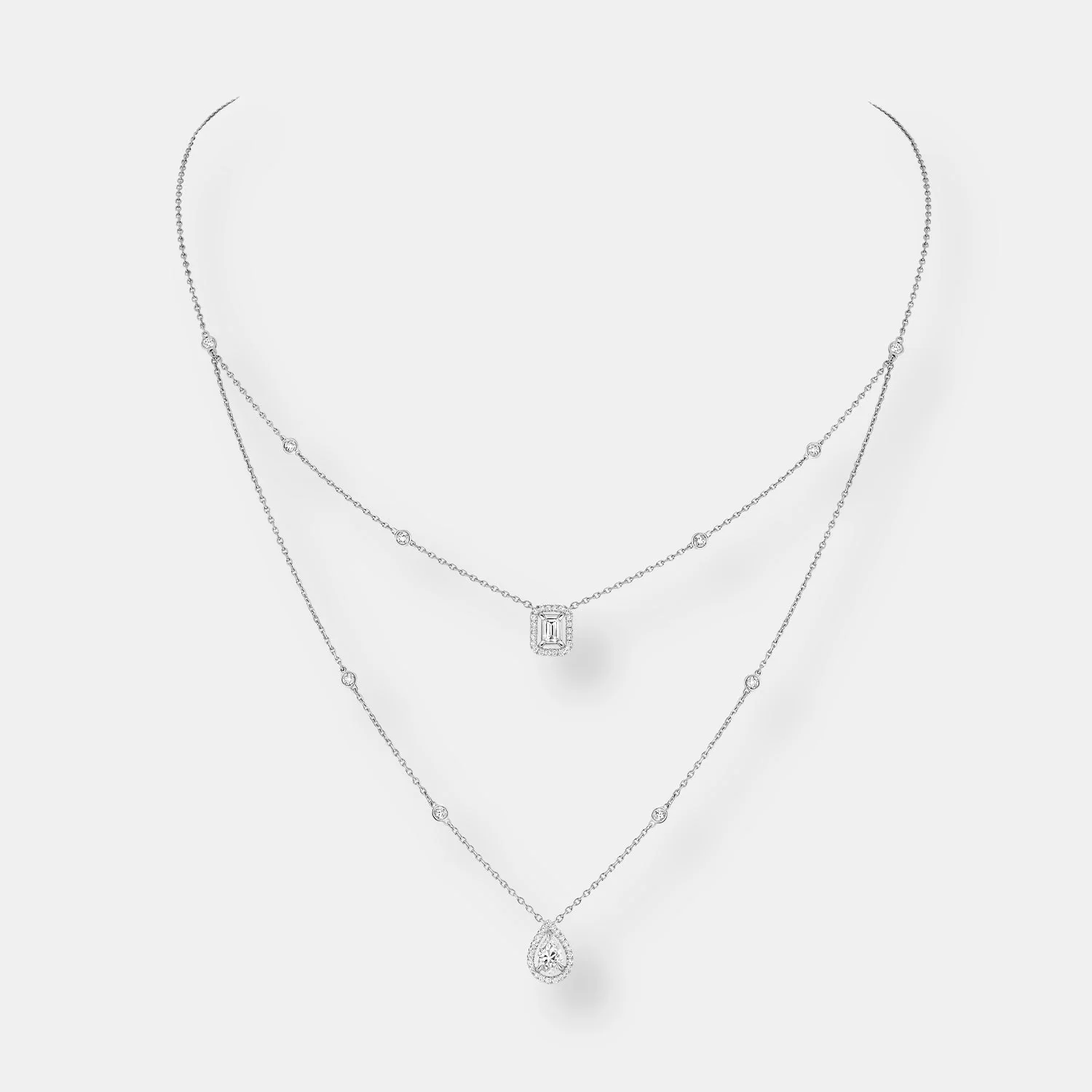 Collier my twin 2 rangs 0.40ctx2