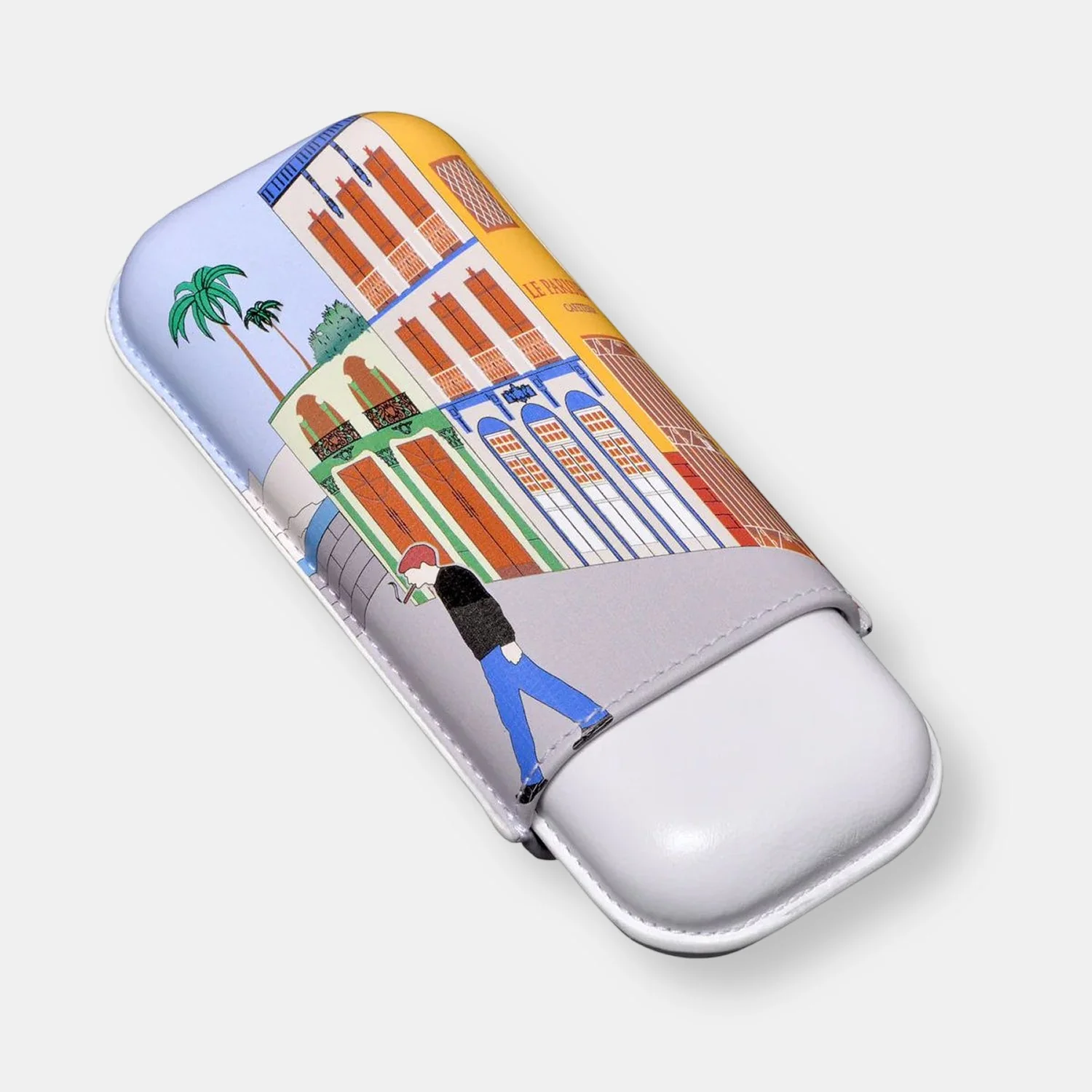 Etui cuir "casa cubana le parisien" 2 cigares calibre 27