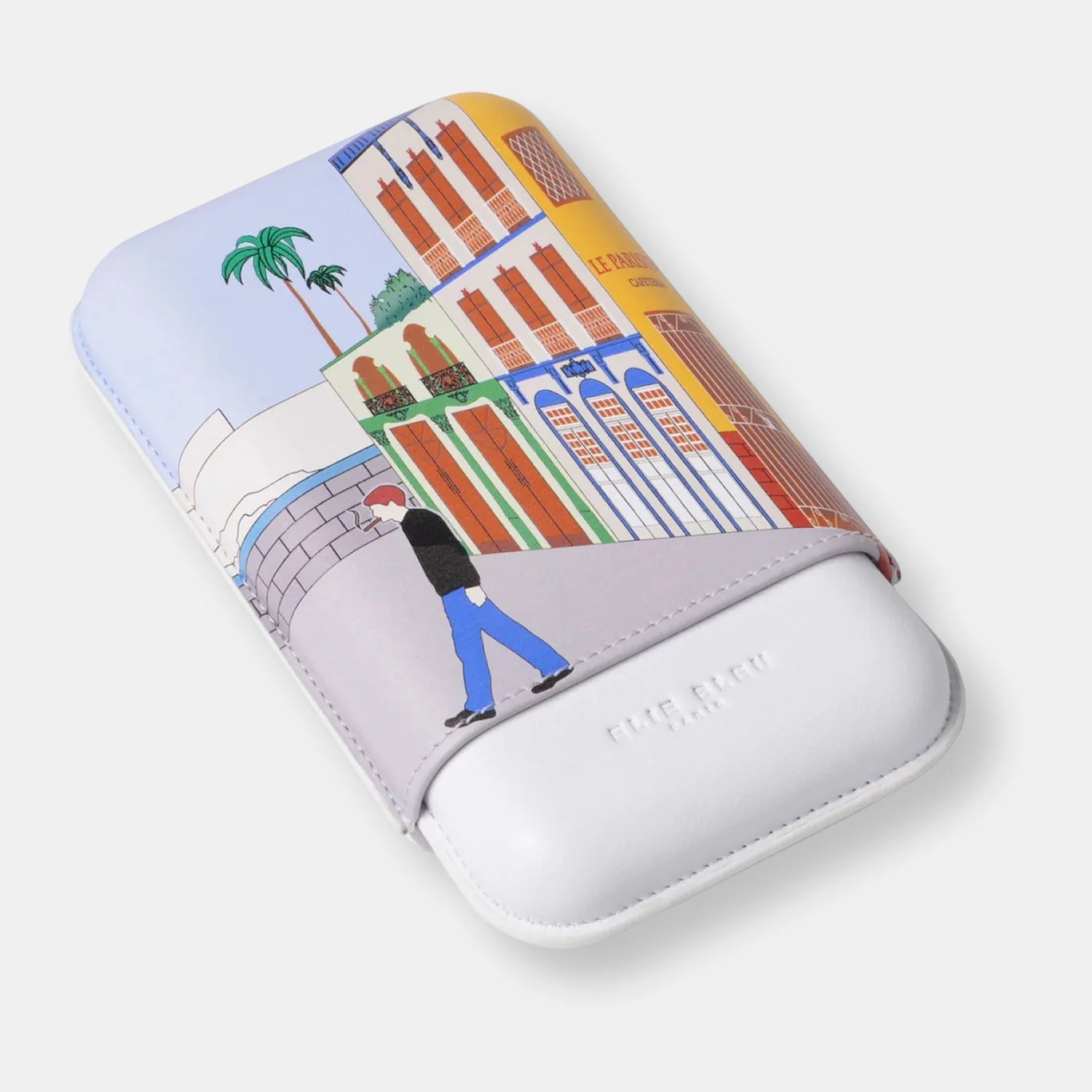Etui cuir "casa cubana le parisien" 3 cigares calibre 27