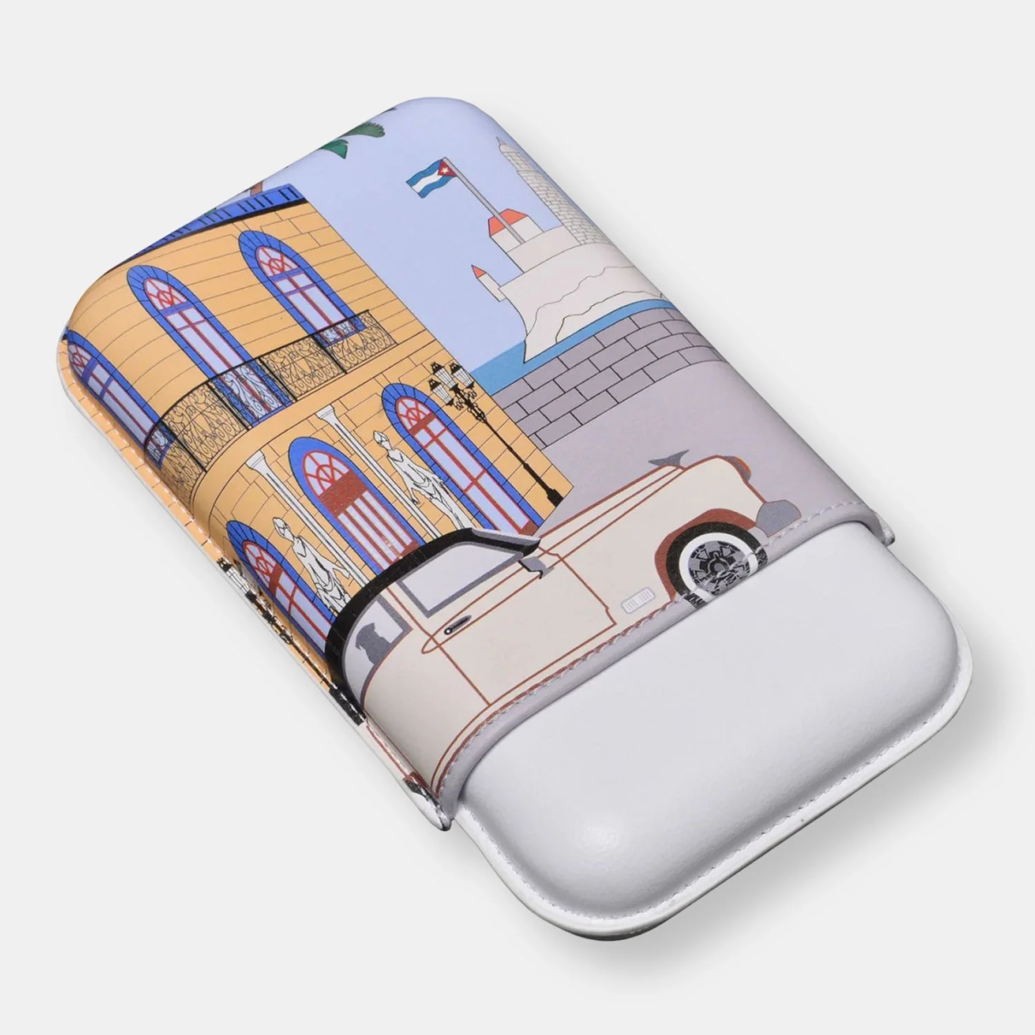 Etui cuir "casa cubana le parisien" 3 cigares calibre 27 - Image 2