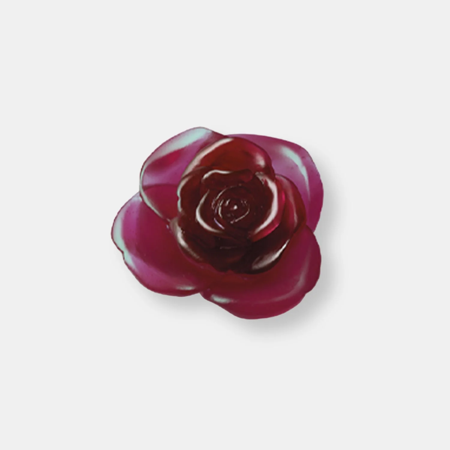 Fleur décorative rouge rose passion