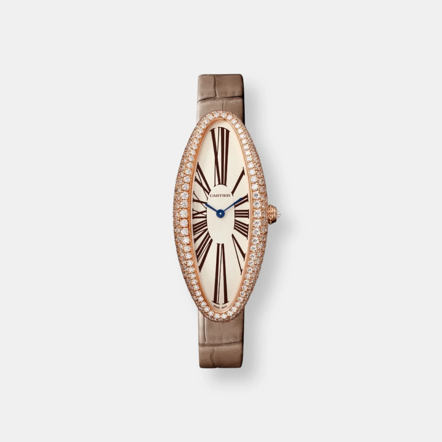 Montre baignoire allongée