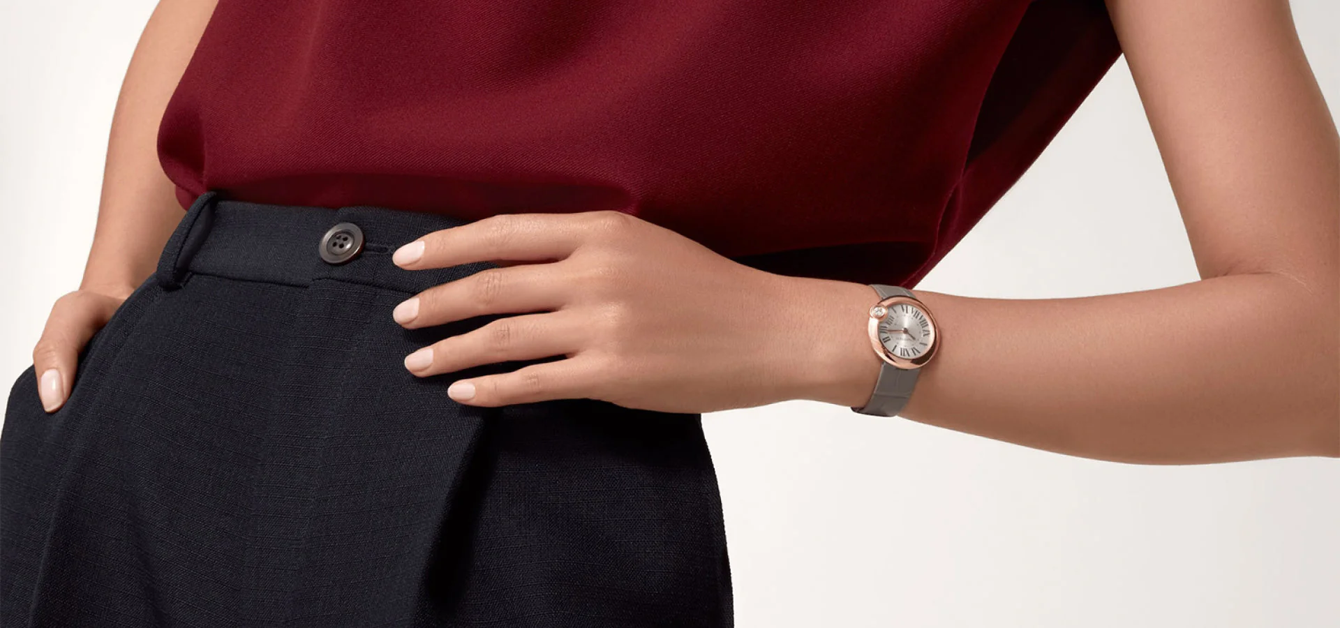 Montre ballon blanc de cartier - Image 3