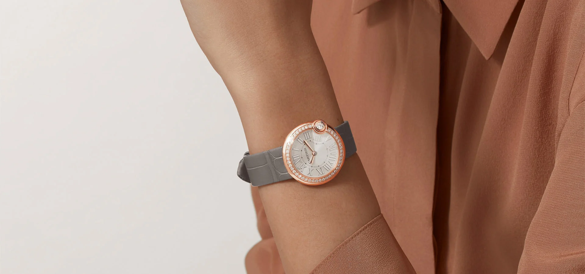 Montre ballon blanc de cartier - Image 3