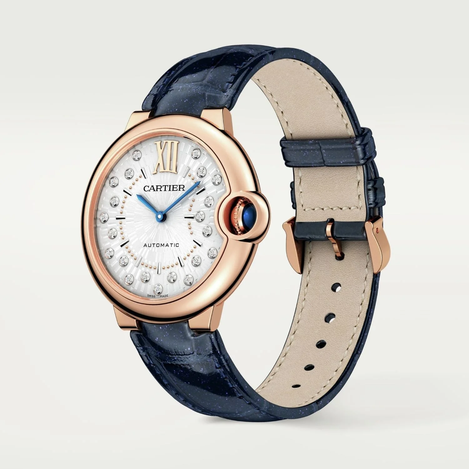 Montre ballon bleu de cartier - Image 4