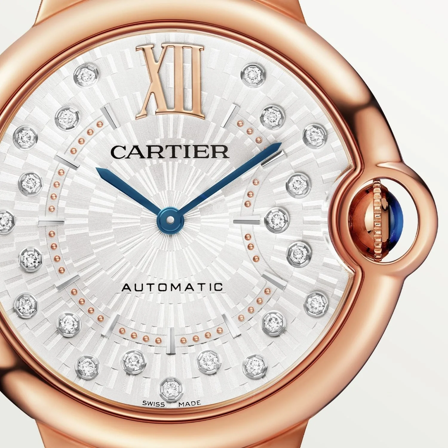 Montre ballon bleu de cartier - Image 8