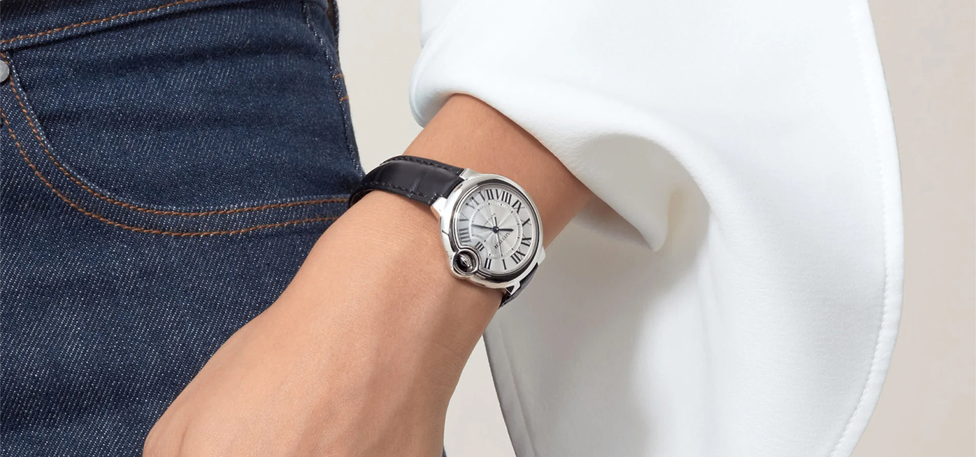 Montre ballon bleu de cartier - Image 3