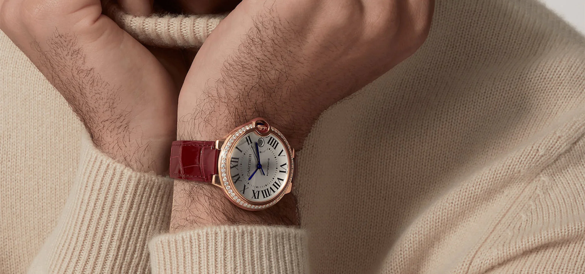 Montre ballon bleu de cartier - Image 3