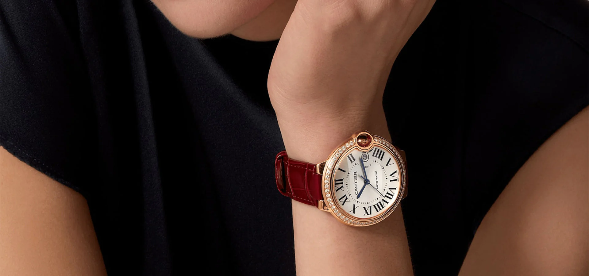 Montre ballon bleu de cartier - Image 4