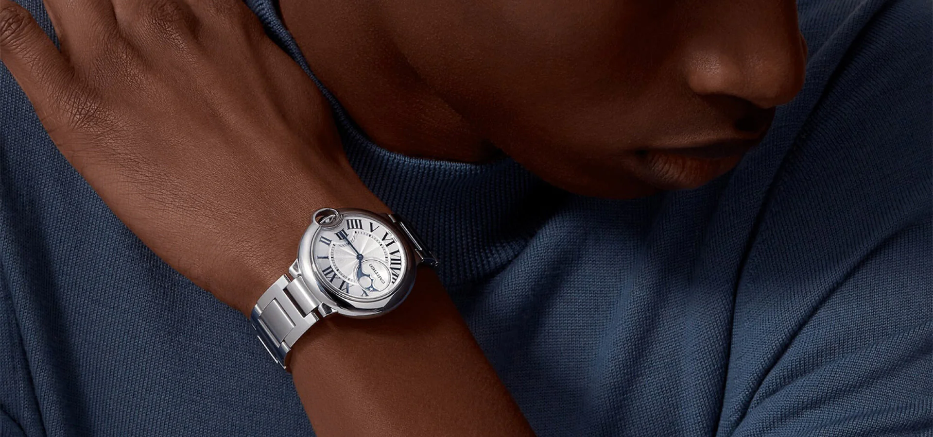 Montre ballon bleu de cartier - Image 3