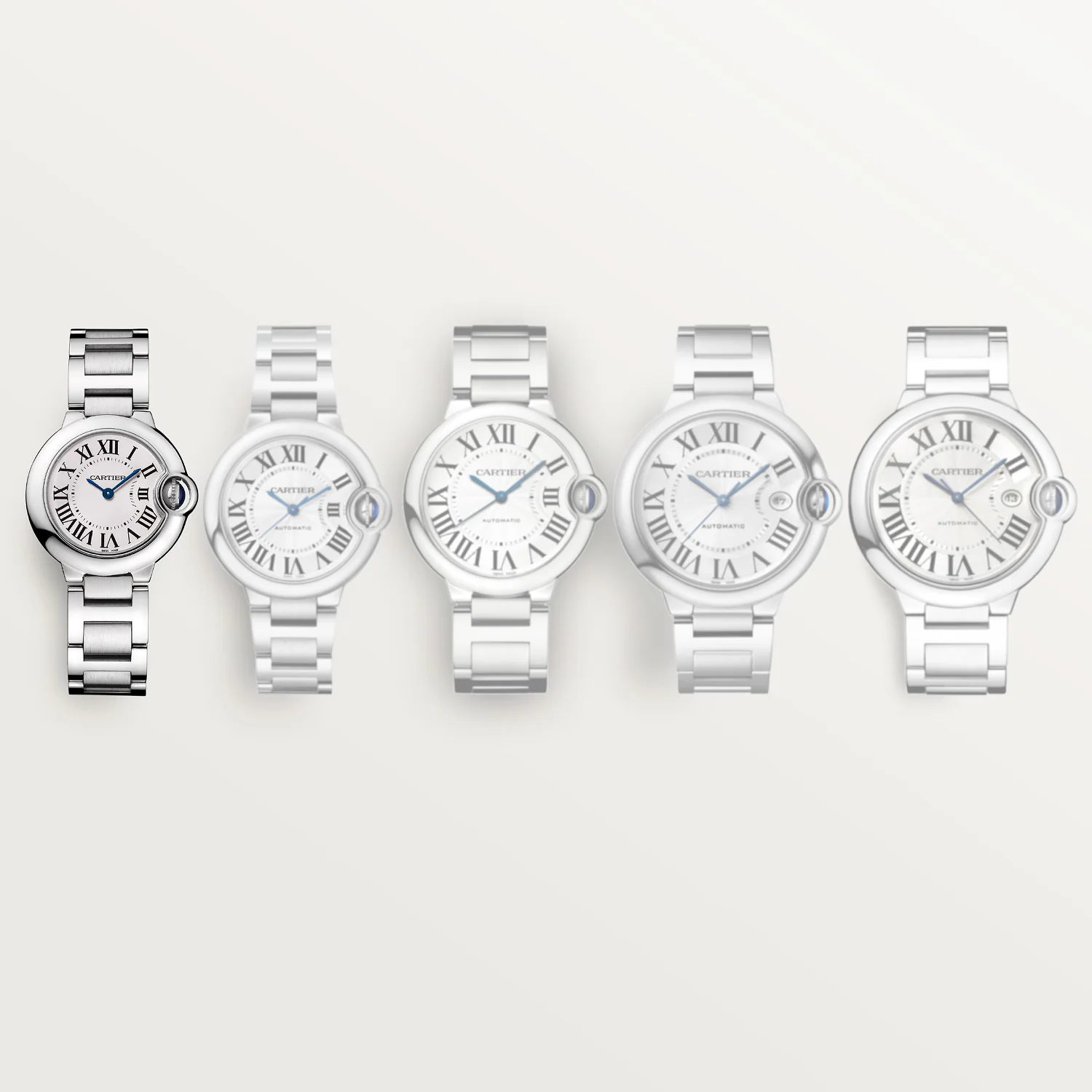 Montre ballon bleu de cartier - Image 4