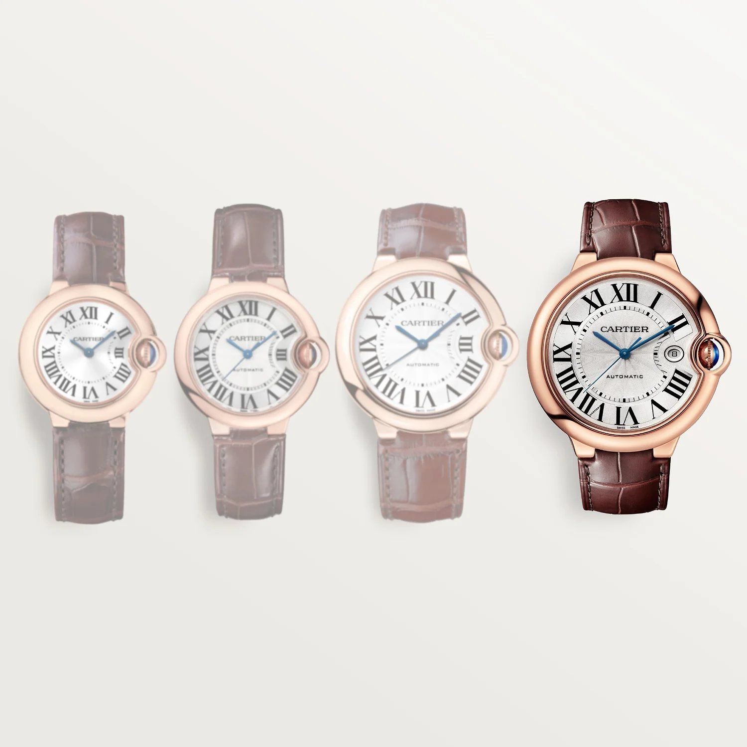 Montre ballon bleu de cartier - Image 4