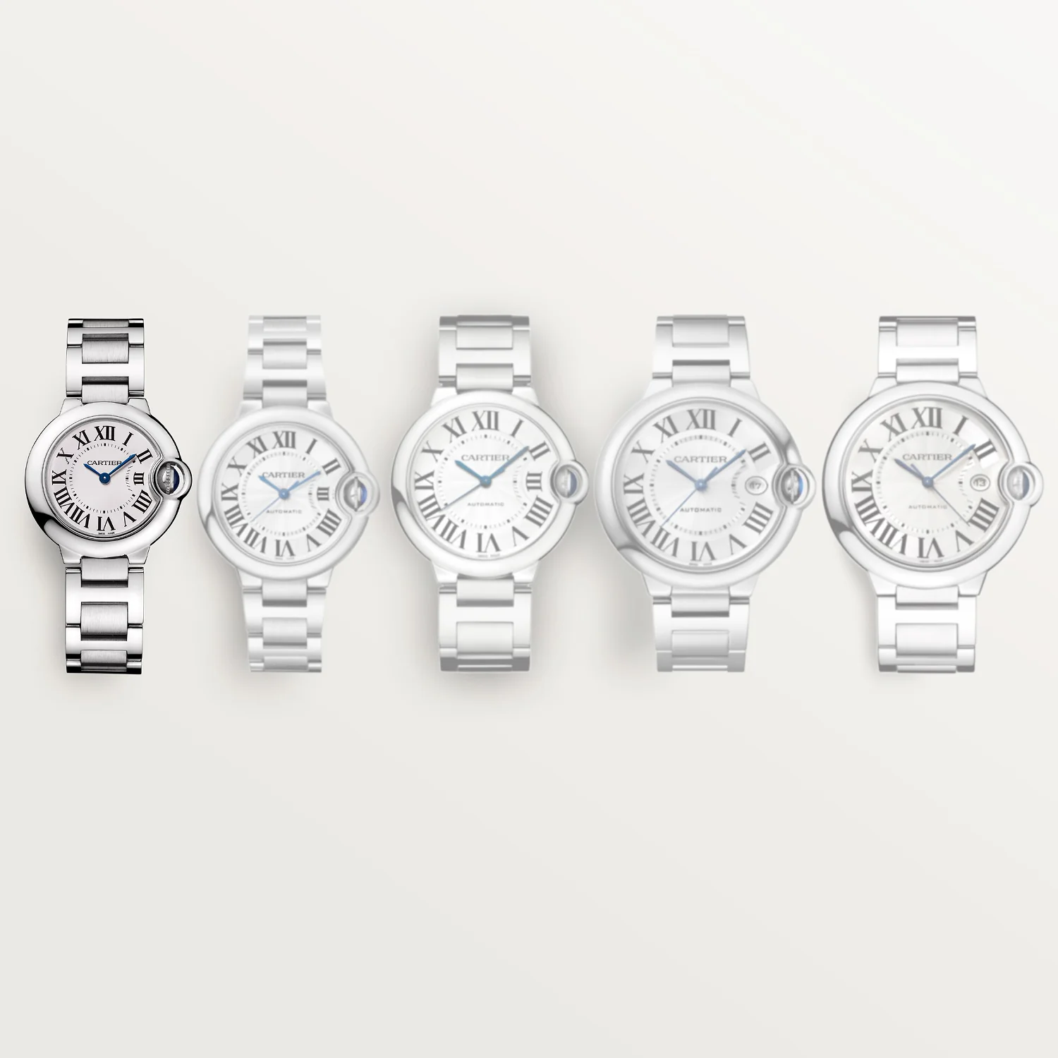 Montre ballon bleu de cartier - Image 12
