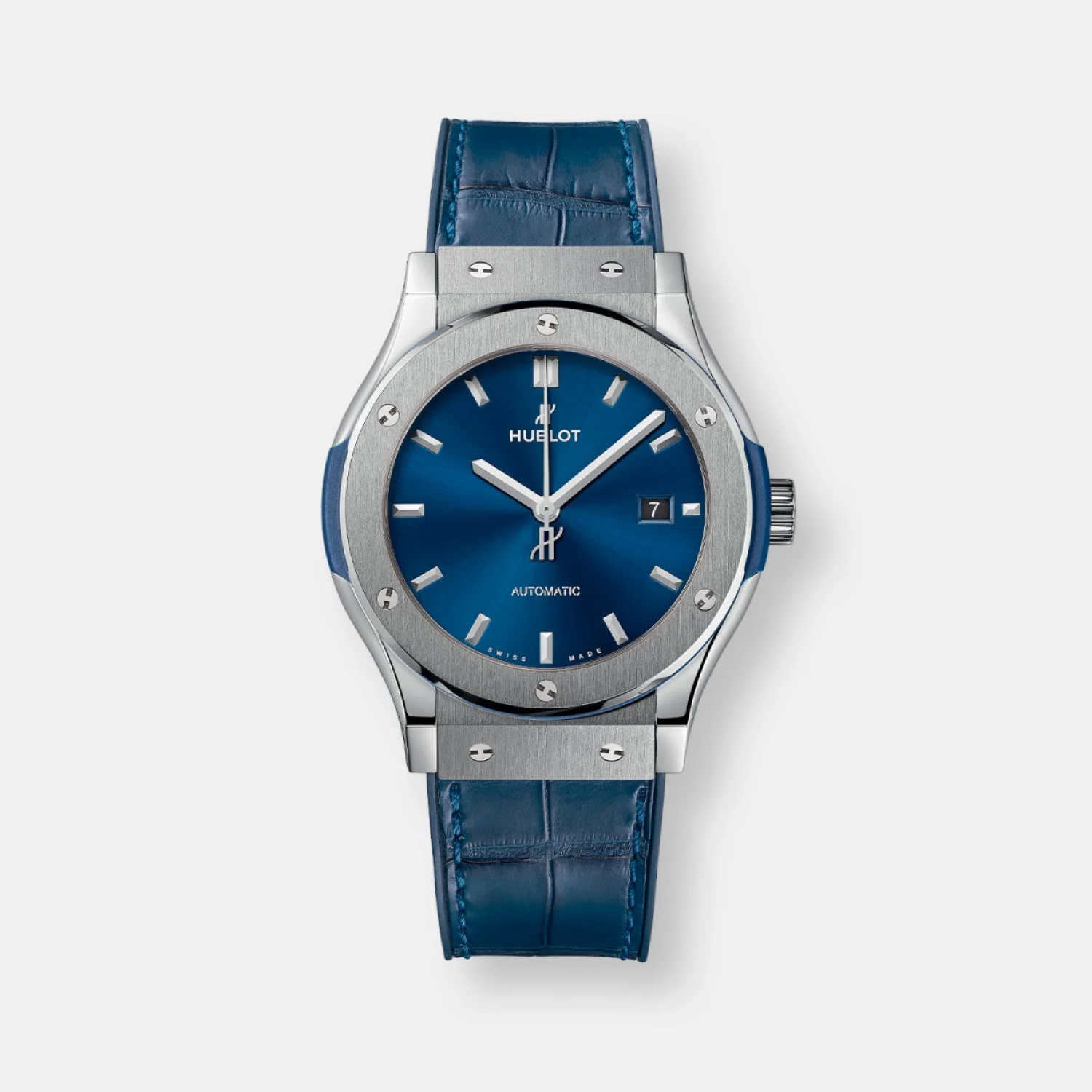 Montre classic fusion blue titanium