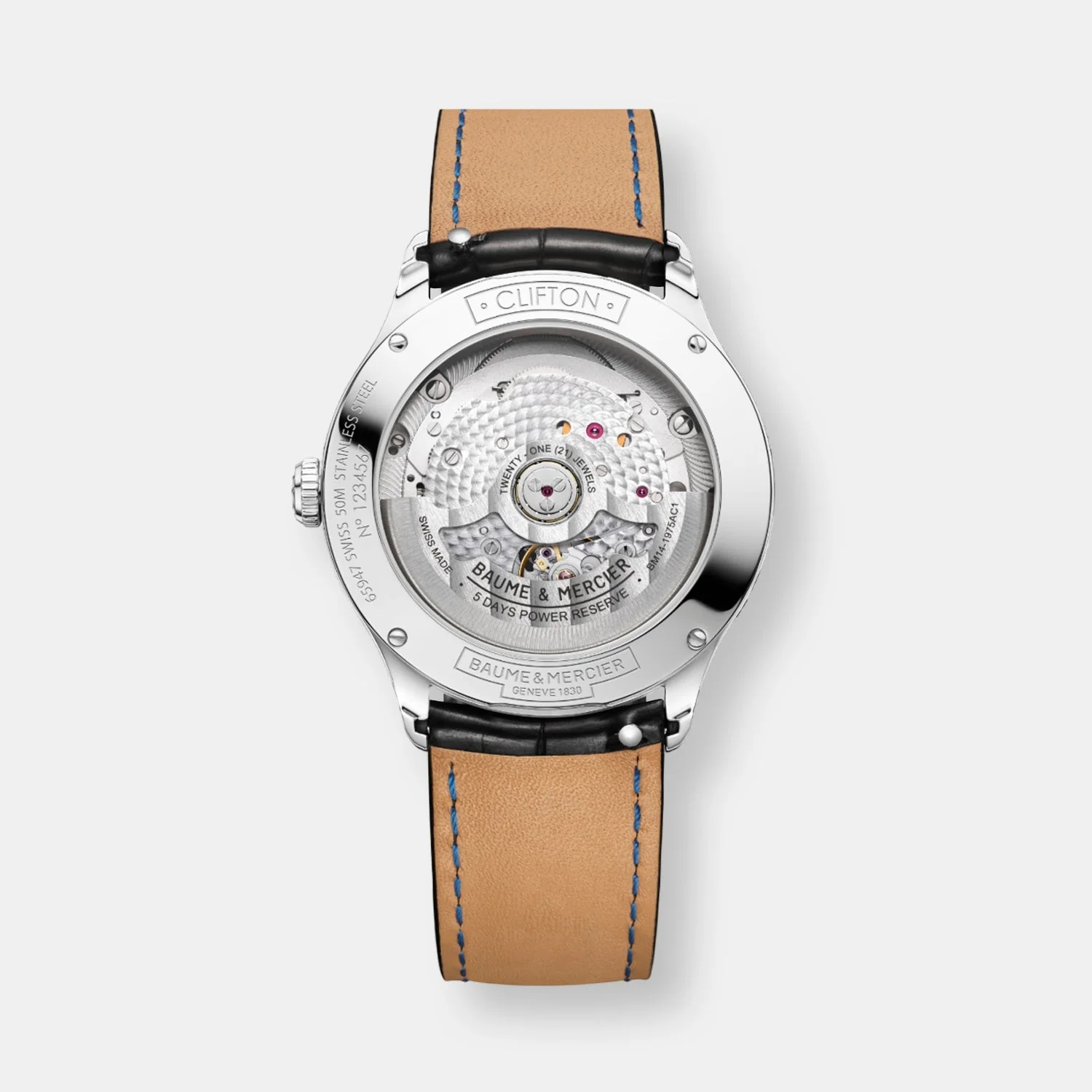 Montre clifton automatqiue phase de lune date - Image 2