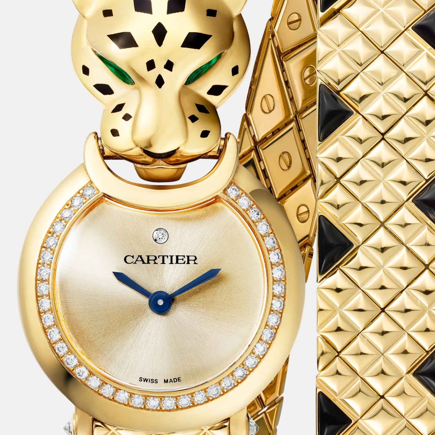 Montre joaillerie panthère de cartier - Image 4