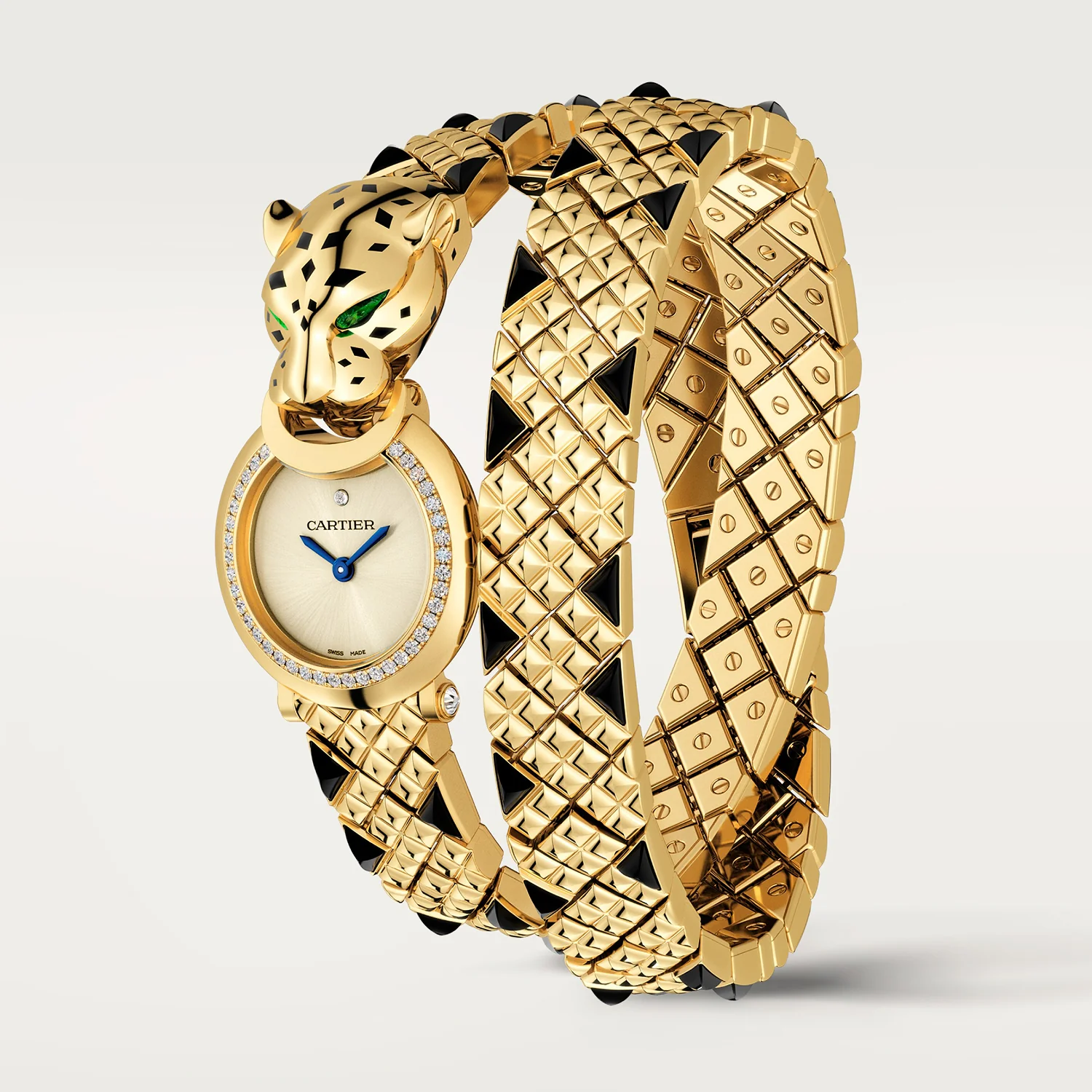 Montre joaillerie panthère de cartier - Image 5