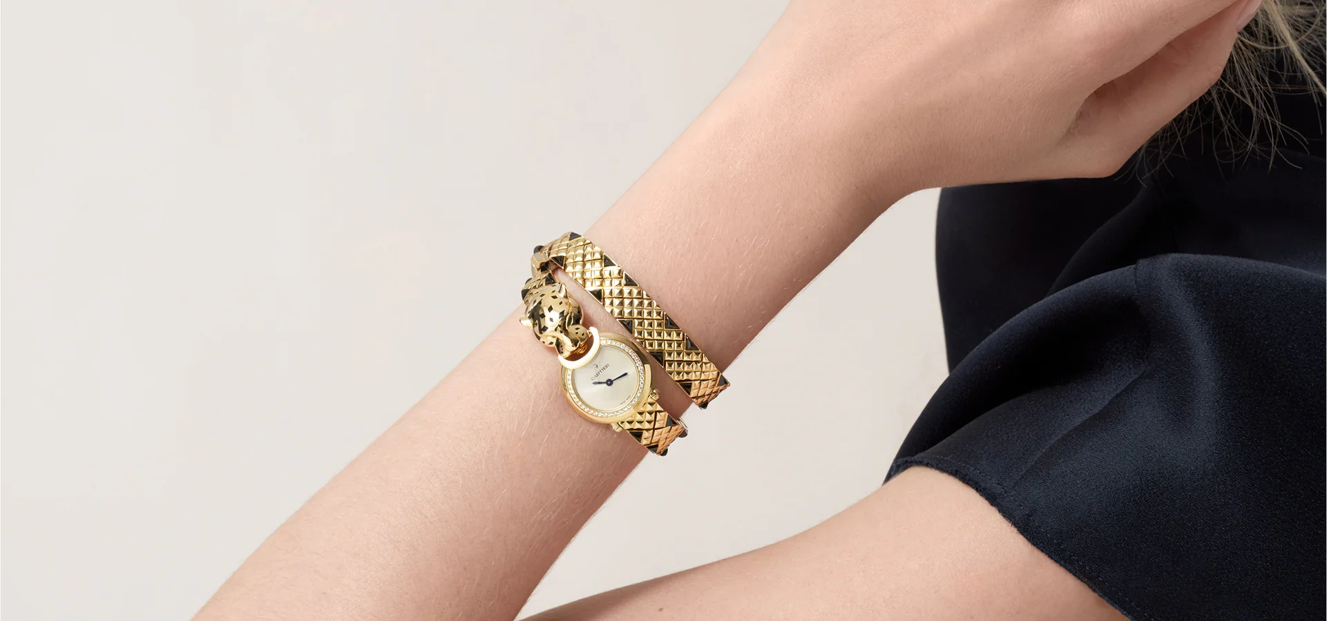 Montre joaillerie panthère de cartier - Image 8
