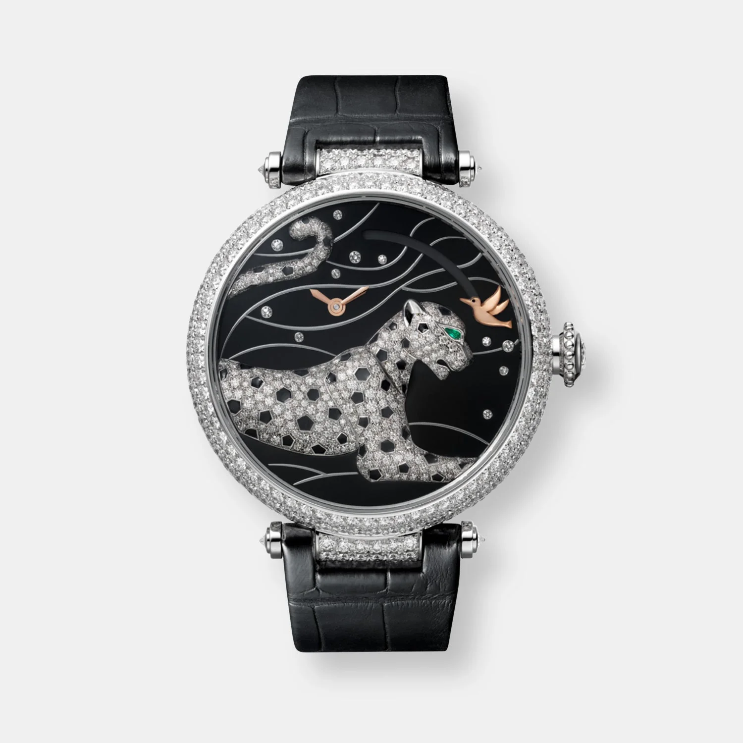 Montre joaillière panthère