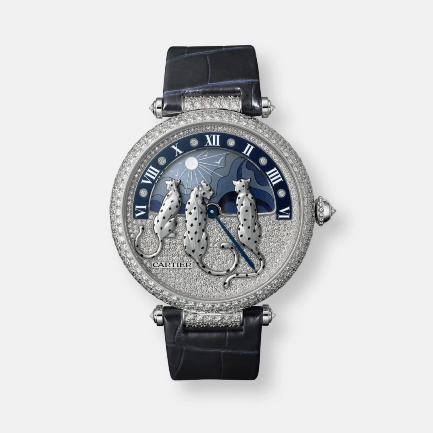 Montre joaillière panthère