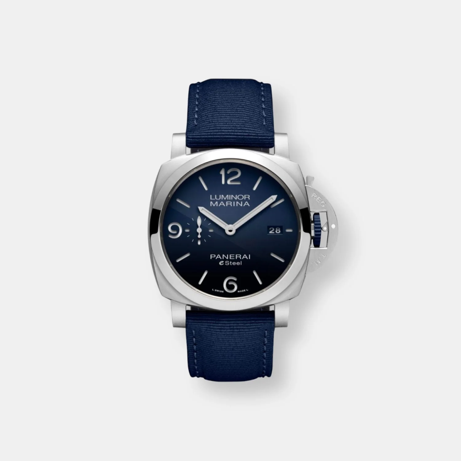 Montre luminor marina esteel™ blu profondo
