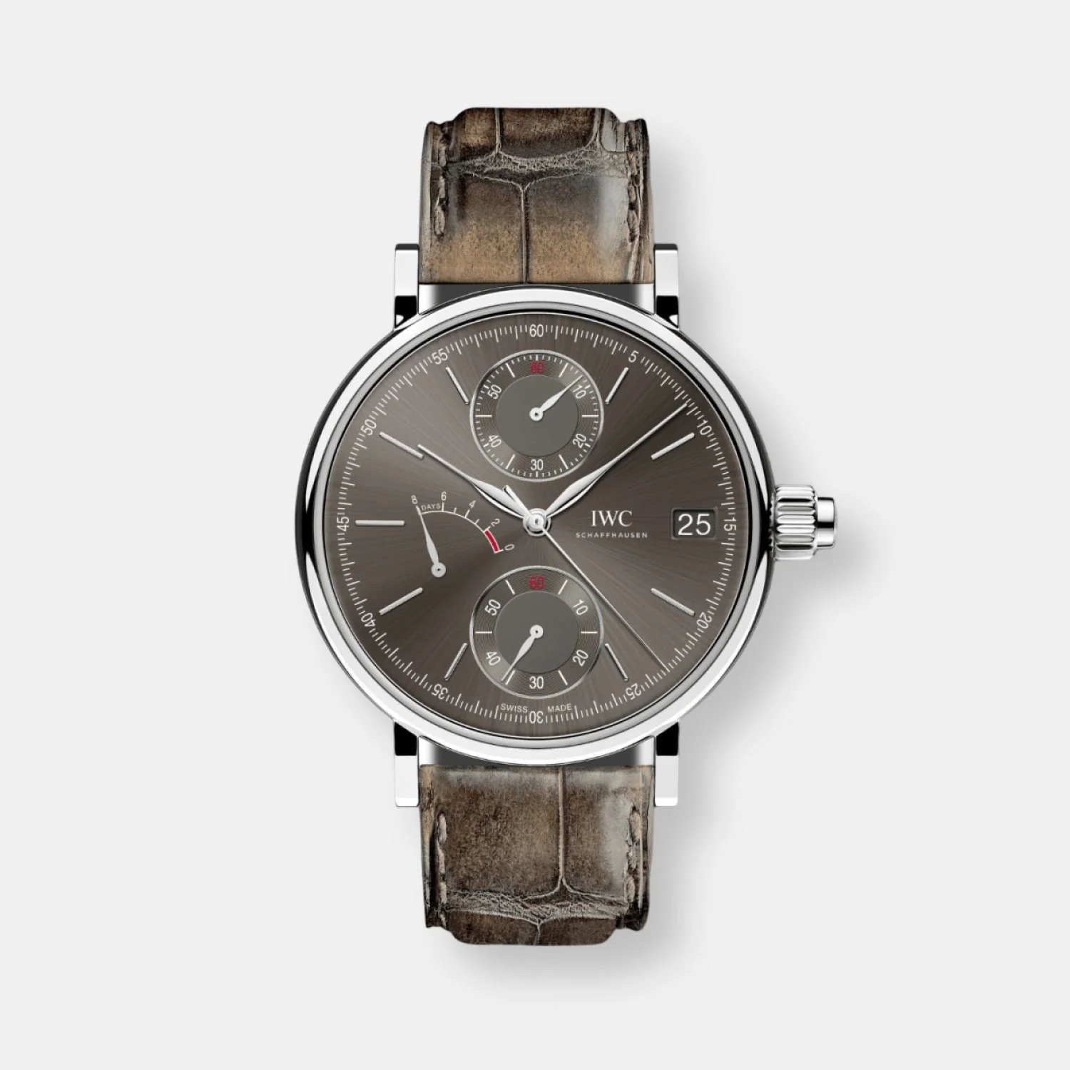 Montre portofino remontage manuel monopoussoir