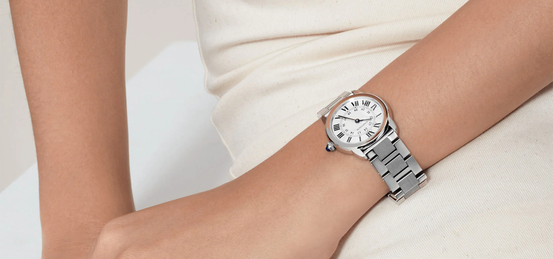 Montre ronde solo de cartier - Image 3