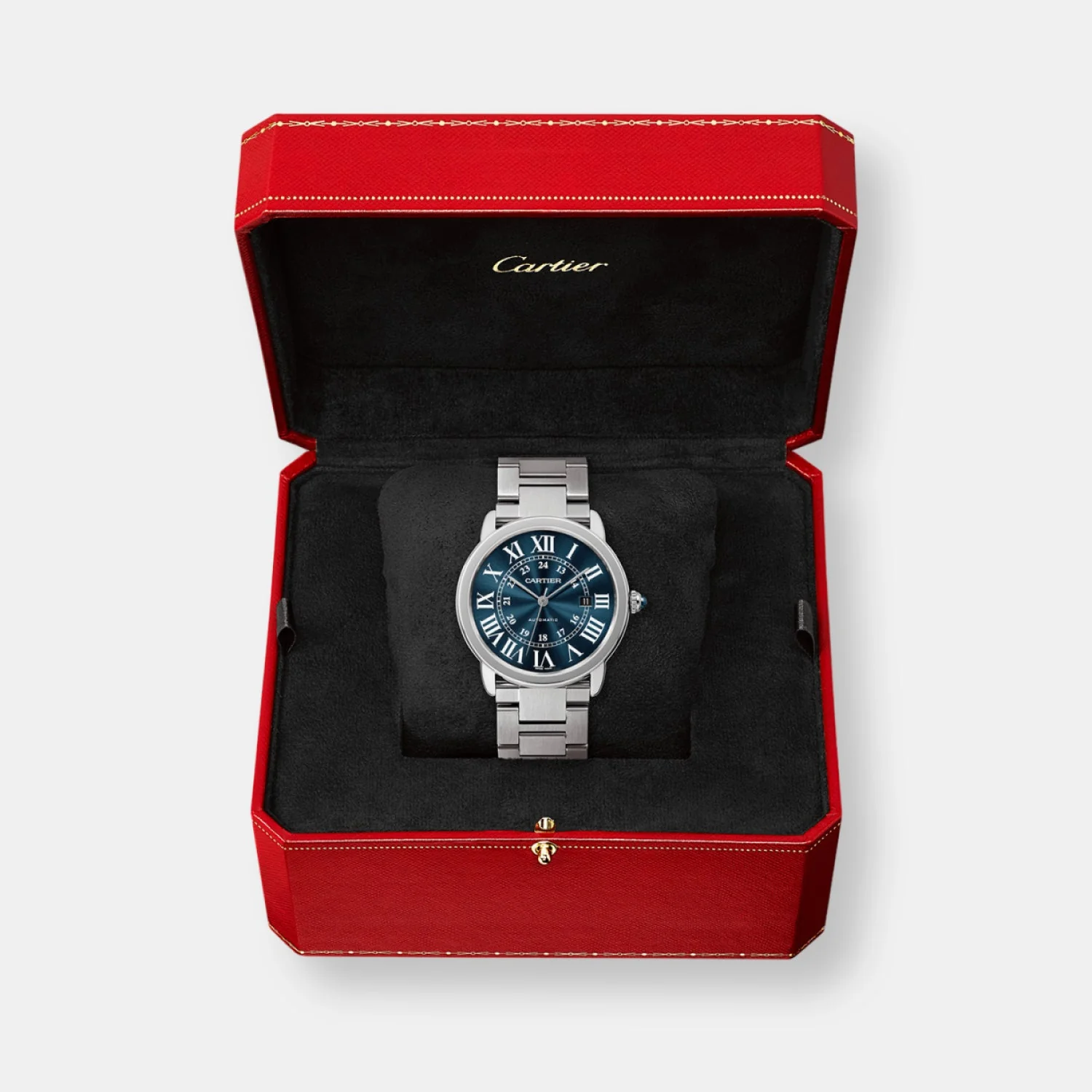Montre ronde solo de cartier - Image 2