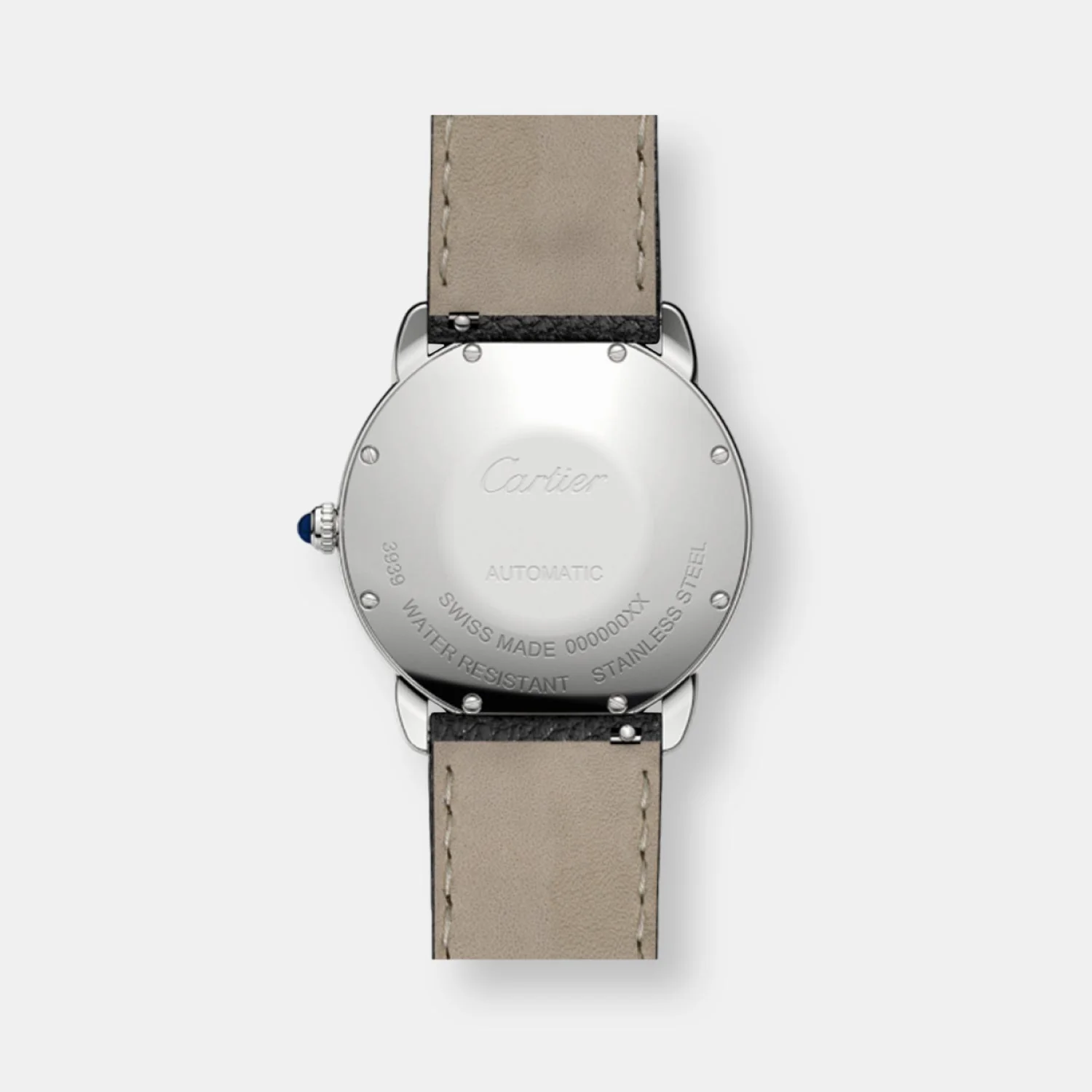 Montre ronde solo de cartier - Image 4