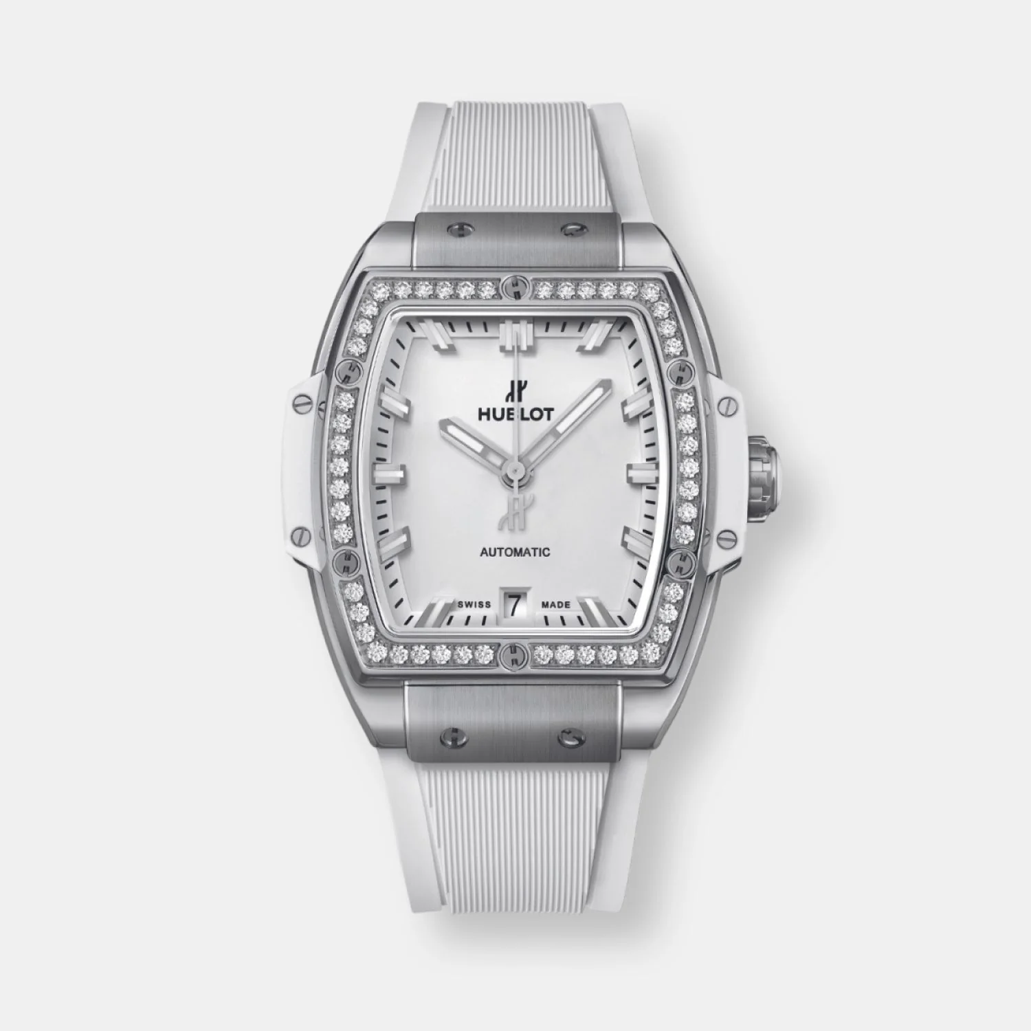 Montre spirit of big bang titanium white diamonds