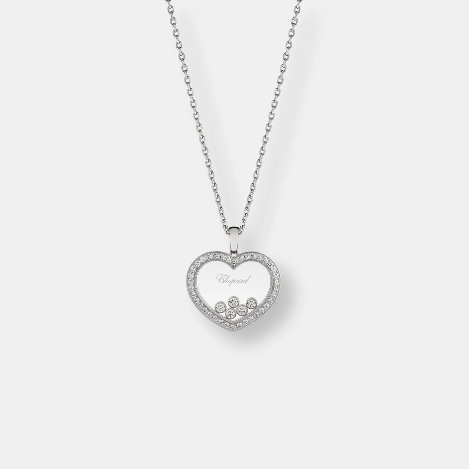 Pendentif happy diamonds coeur