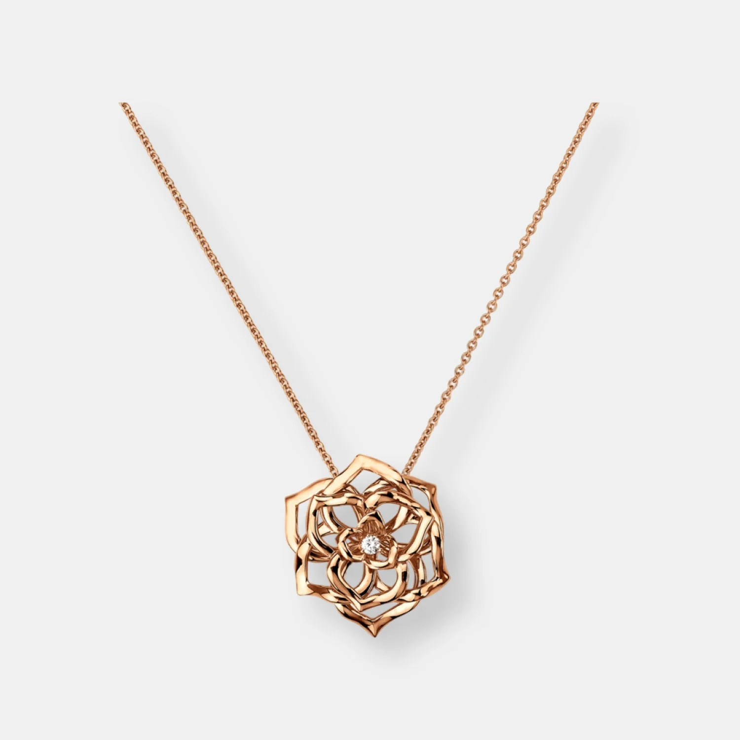 Pendentif piaget rose