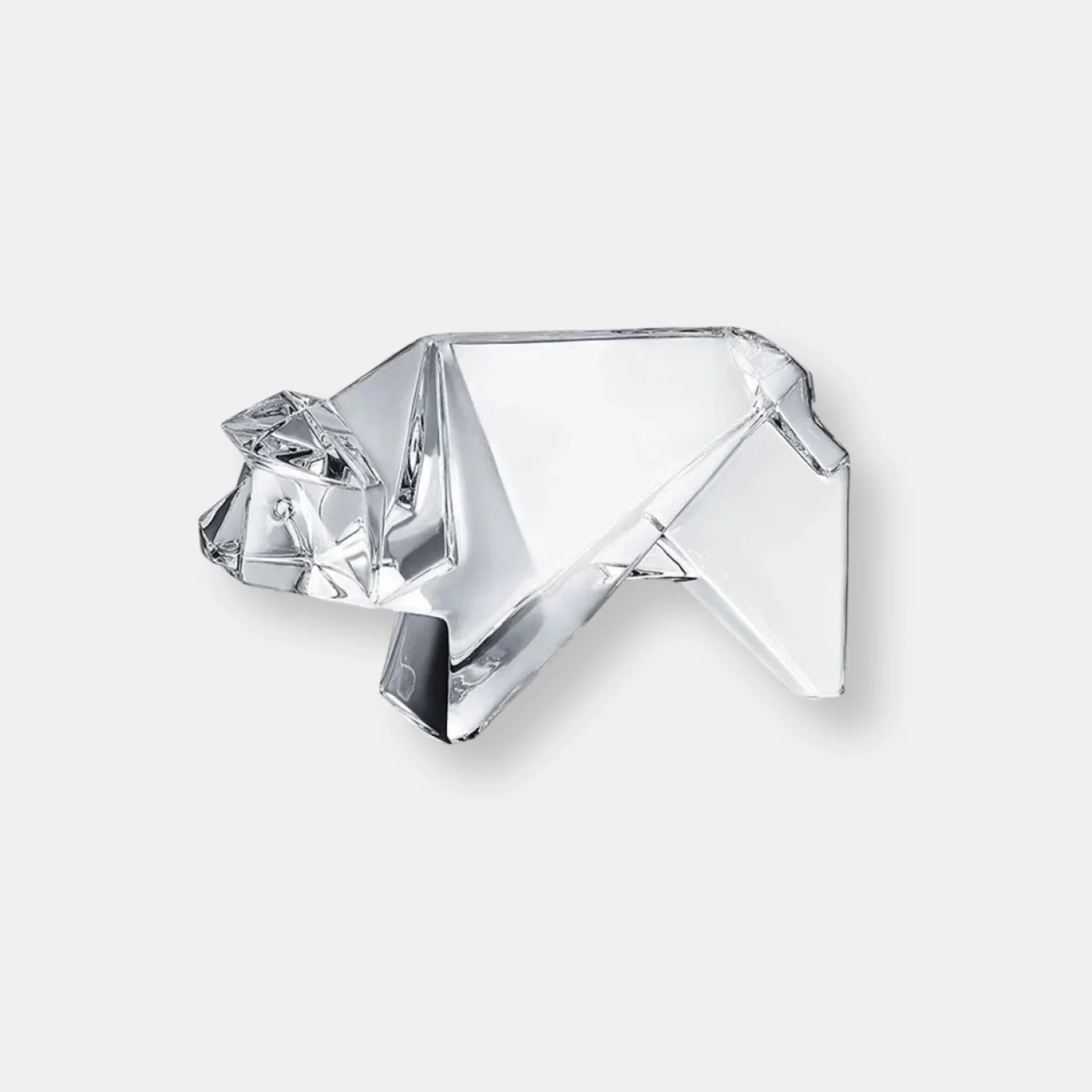 Statuette origami cochon